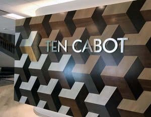 10 Cabot Corporate and Branding Sign