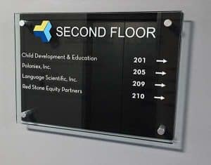 10 Cabot Directory Sign