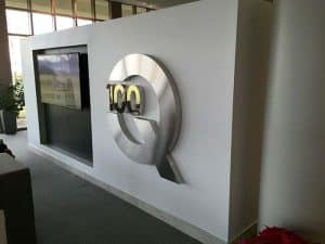 100 Quannapowitt Pkwy Reception Sign