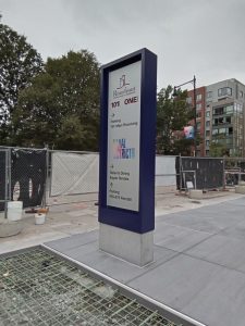 Outdoor directory sign