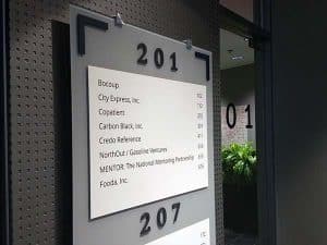 Building Directory Sign