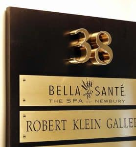 38 Newbury Street Directory Sign