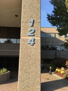 Aegean Building Sign