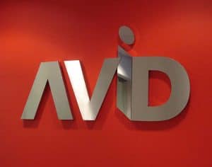 Avid Reception Sign