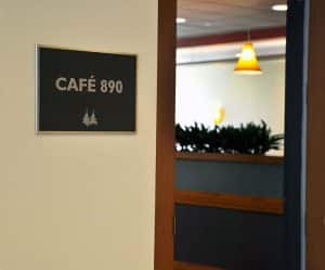 Café 890 Sign