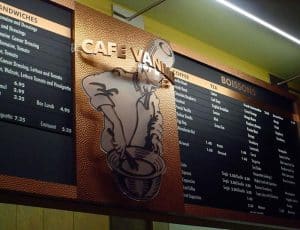 Café Vanille Menu