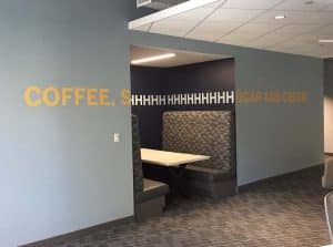 Coffee Sugar Cream Vinyl Sign