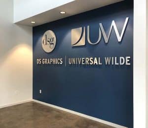 DS Graphics Universal Wilde Reception Sign