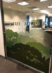 Daintree Advisors Vinyl Lettering Sign