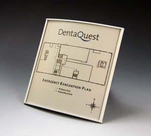 DentaQuest Emergency Evacuation Plan sign