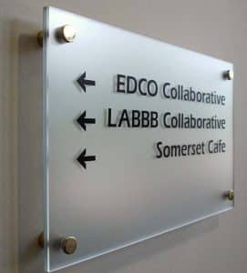 EDCO Collaborative Wayfinding and Directional Sign