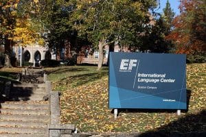 EF Boston Monument Sign
