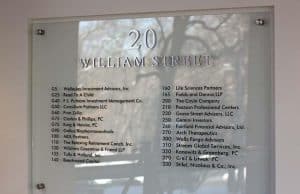 Equity Wellesley Office Park Directory Sign