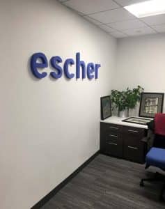 escher Reception Sign