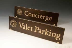 Fairmont Copley Hotel Reception Signs