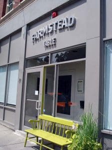 Farmstead Table Building Sign