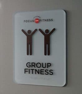 Focus on Fitness ADA and Compliance Sign