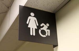 Grace Chapel Bathroom Sign