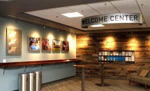 Welcome Center Sign