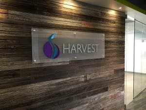 Harvest Power Reception Sign