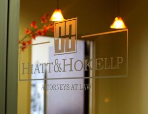 Hiatt and Hoke Vinyl Lettering Sign