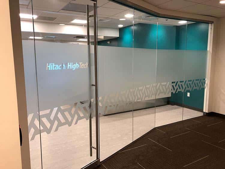 Frosted Etched Privacy Glass for Businesses - Hightech Signs, Inc.
