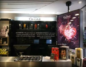 Hotel Chocolat Vinyl Lettering