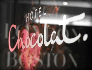 Hotel Chocolat Vinyl Lettering