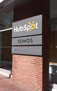 HubSpot Building Sign