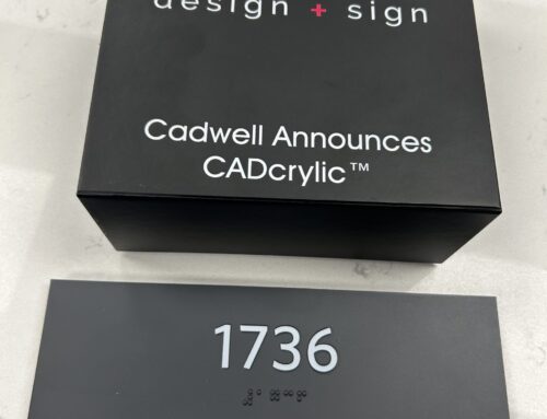 Cadwell Introduces Eco-Friendly CADcrylic™ ADA Signs from 95% Recycled Material