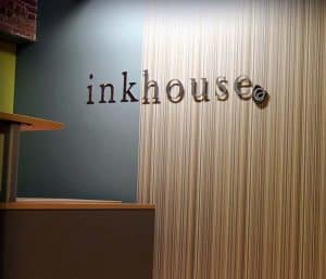 inkhouse Reception Sign