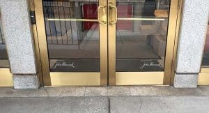 John Hancock Vinyl Lettering Logo