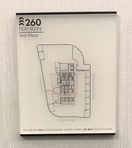 Building Evacuation Map Sign