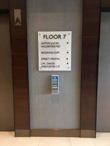 Floor Directional Sign