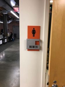 Women's Bathroom Sign