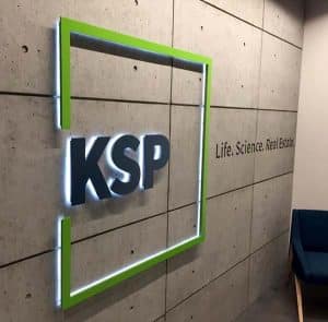KSP Reception Sign