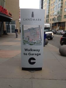 Landmark Directional Sign