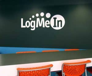 LogMeIn Vinyl Logo