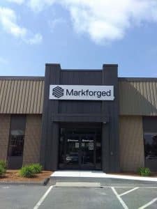 Markforged Building Sign
