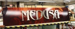 Medusa Building Sign