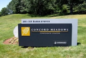 Concord Meadows Monument Sign