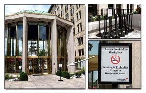 Travelers Smoke-Free Sign