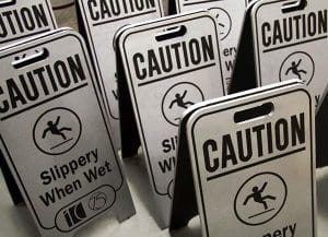 Caution A-Frame Sign