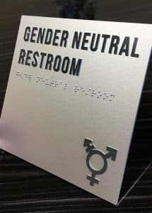 Gender Neutral Restroom Sign