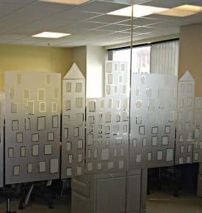 Cityscape Privacy Glass