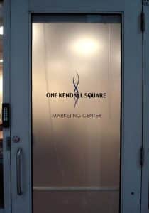 One Kendall Square Privacy and Branding Glass