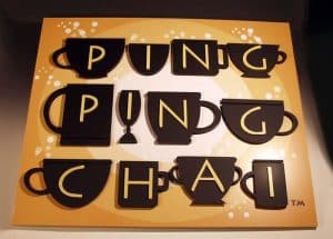 Ping Ping Chai Logo Sign