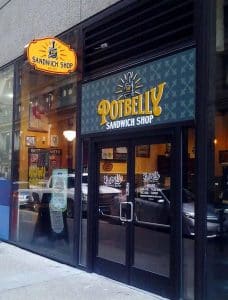 Potbelly Sandwich Shop Building Sign
