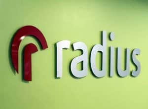 Radius Logo Sign