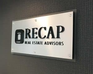 Recap Reception Sign